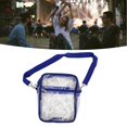 thumbnail image 1 of Bolsa de mensajero transparente de PVC con cremallera transparente impermeable ANGGREK  Otros, 1 of 8