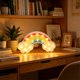 thumbnail image 4 of Lámpara de noche LED Cloud Marquee, funciona con pilas, lámpara de pared para dormitorio, guardería, decoración de fiestas, Spectrum Cloud Light con caras sonrientes, lámpara decorativa de plástico, 4 of 6