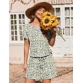 thumbnail image 2 of Ekouaer Short Jumpsuits for Women Summer Rompers Casual Beach Vacation Clothes, 2 of 6