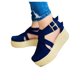 thumbnail image 4 of Zapatos de mujer de verano Punta redonda Lado vacío Baotou Cuñas Sandalias de mujer Wmkox8yii shjk5100, 4 of 4