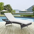 thumbnail image 2 of Modway Convene Outdoor Patio Chaise in Espresso White, 2 of 4