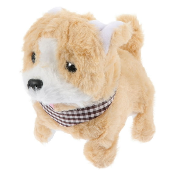 LULULION Small Dog Toys Simulated Electric Plush Dog Toy Assorted Color 1Set