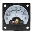 thumbnail image 5 of Analog Dc Ammeter Pointer Type Pointer Panel Meter Analog Ammeter Current Meter Dc Ammeter Digital Dial Practical, 5 of 8