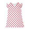 thumbnail image 5 of Swstbby Liquidation d'Économies d'Été 2025! Robe d'Été pour Filles, Robe d'Été à Manches à Volants pour Tout-Petites, Tenue de Soleil pour Enfants 4-14T Blanc 4-5 Ans, 5 of 5
