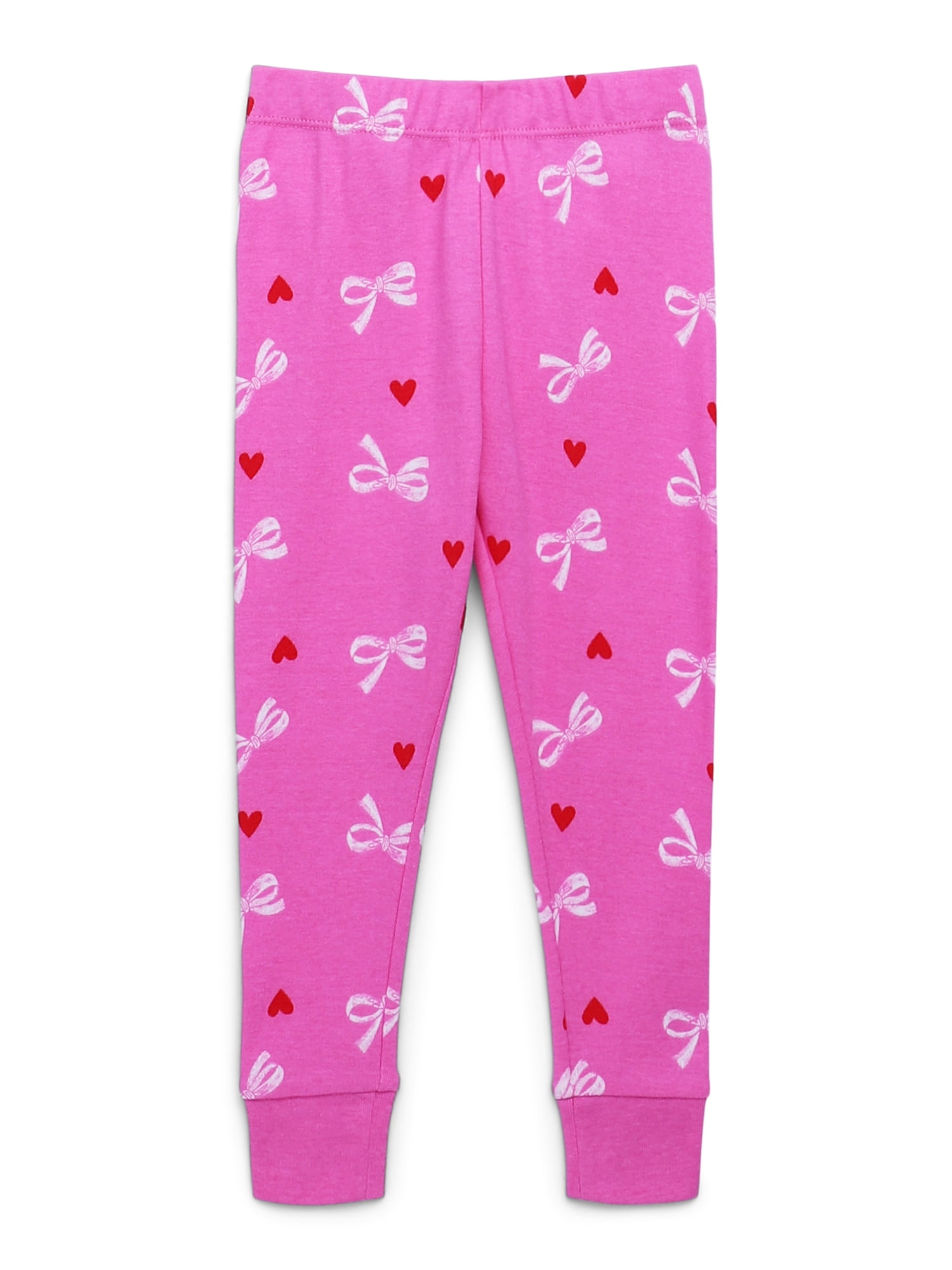 Wonder Nation Toddler Short and Long Sleeve Cotton Pajama Set, 3-Piece, Sizes 12M-5T