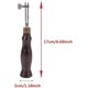 thumbnail image 2 of Adjustable Leather Edger Creaser Wooden Handle Stainless Steel Professional Edge Press Skiving Tool, 2 of 5