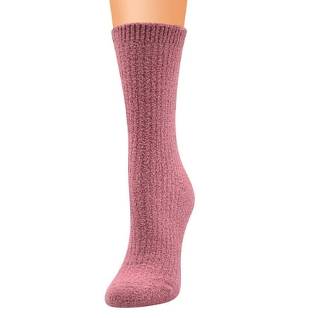 

6 Pairs Socks for Women Women Classic Solid Coral Fleece Middle Tube Sleep Warm Home Socks Womens Socks