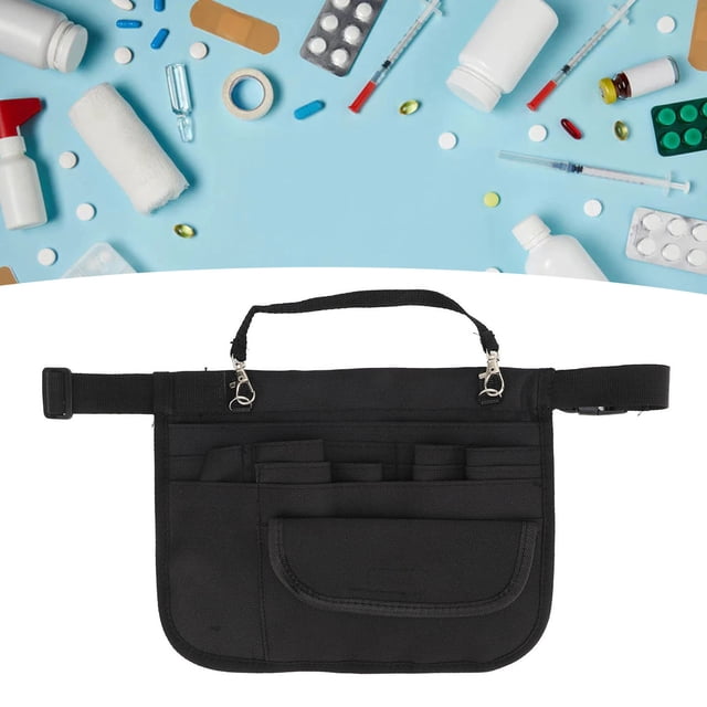 Bolsa de Almacenamiento de Suministros Médicos, Enfermera Ligera Fanny Pack Oxford Tela Alta Fuerza para rescatar