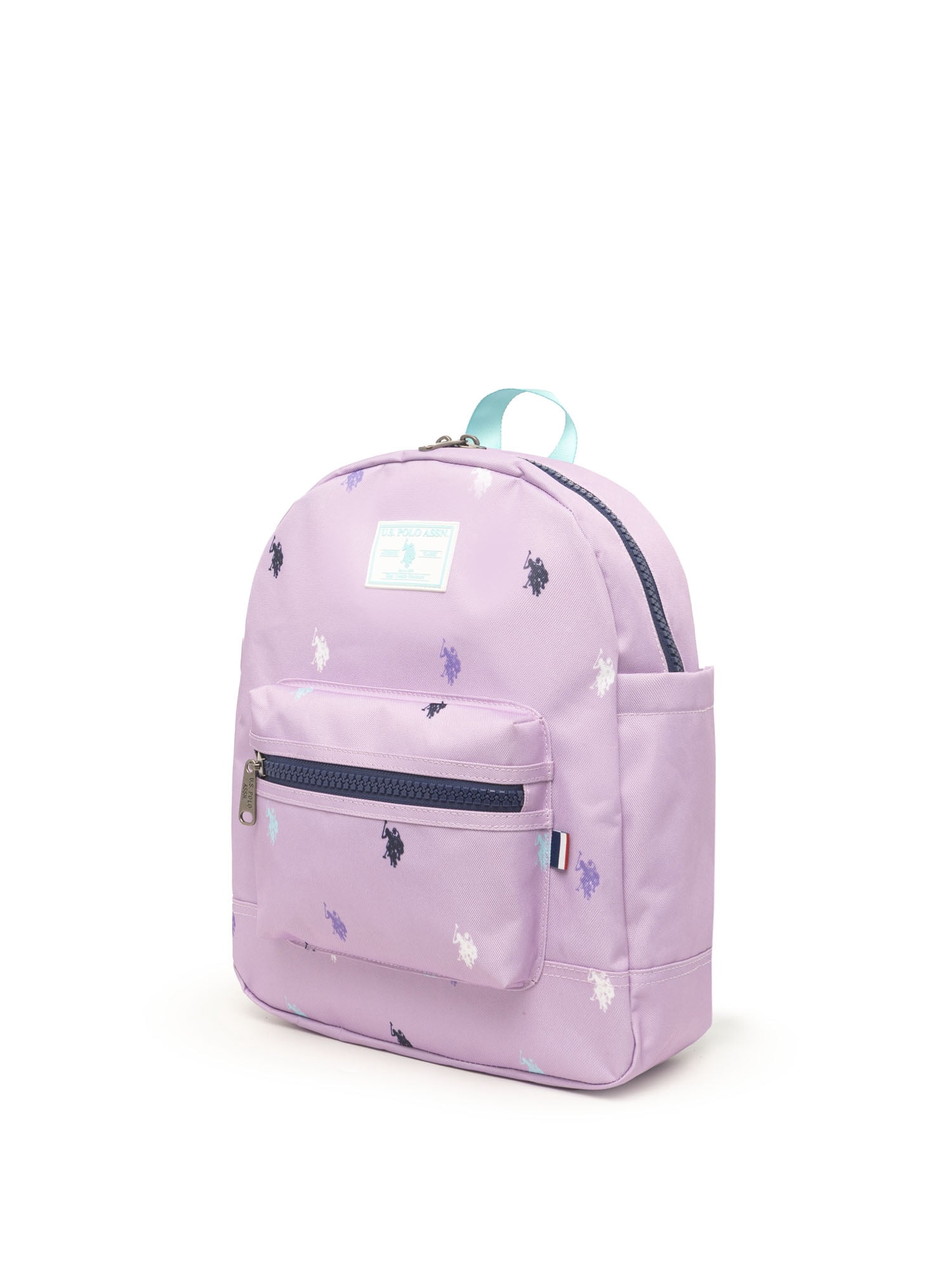 U.S. Polo Assn. 13" DHM Monogram Toddler Backpack, Lavender