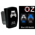 thumbnail image 2 of UTV Rear Lights | On / Off Rocker Switch | 4-Pin 20A Blue LED Backlit | Waterproof 12V – 48V, 2 of 6