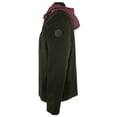 thumbnail image 2 of Men's Hooded Quarter Zip Pullover-BLK-Small, 2 of 4