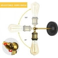thumbnail image 3 of 2 Pack Wall Lamps 270° Adjustable Wall Sconces Fixtures Farmhouse for Bedroom, 3 of 8