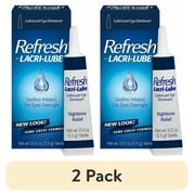 (2 pack) Refresh PM Lubricant Eye Ointment Nighttime Relief For Dry Eye - 3.5 Gm