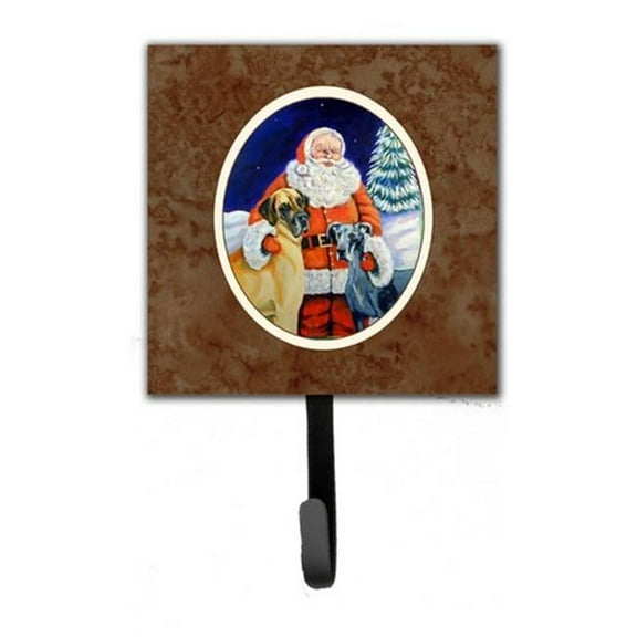 Santa Claus with Great Dane Leash or Key Holder