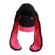 thumbnail image 5 of Gorro de punto de invierno elegante, pasamontañas, gorro de esquí para exteriores, gorro térmico suave Rojo, 5 of 9