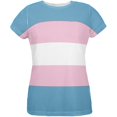 thumbnail image 1 of LGBT Transgender Pride Flag All Over Womens T Shirt, 1 of 2