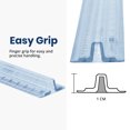 thumbnail image 2 of Pacific Arc - Easy Grip Ruler, 12 Inch, Inches and Centimeters, Clear, 2 of 8