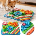 thumbnail image 1 of Klonfd Interactive Snuffle Mat For And Cats Mental Stimulation Enrichment Feeder Puzzle Slow Eating Game, 1 of 6