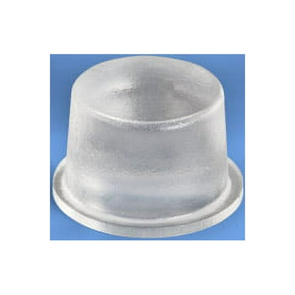 Cylindrical Self-Adhesive Protective Non-Skid Rubber Feet .650" x .400" - 128pcs - BS11 Clear