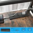 thumbnail image 6 of ModFurne 3D Printer Stand with Filament Storage, Heavy Duty Rolling 3D Printer Table with Charging Station for PLA, ABS, PETG for Workshop/Office (Brown), 6 of 8