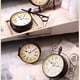 thumbnail image 5 of Reloj De Pared Blanco Retro Reloj De Pared De Doble Cara Para Sala De Estar Dormitorio Estudio Comedor Guardurnaity HA023997-02, 5 of 6