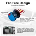 thumbnail image 3 of 2pcs H7 Led Headlight Bulb Kit Mini 90 6000K 12000LM 12-32V White Super Bright Fog Light Headlight Lamps Car Light, 3 of 5