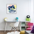 thumbnail image 2 of Stupell Industries Game Zone on Modern Splatter Quotes and Sayings Painting White Framed Art Print Wall Art, 24 x 24, 2 of 8