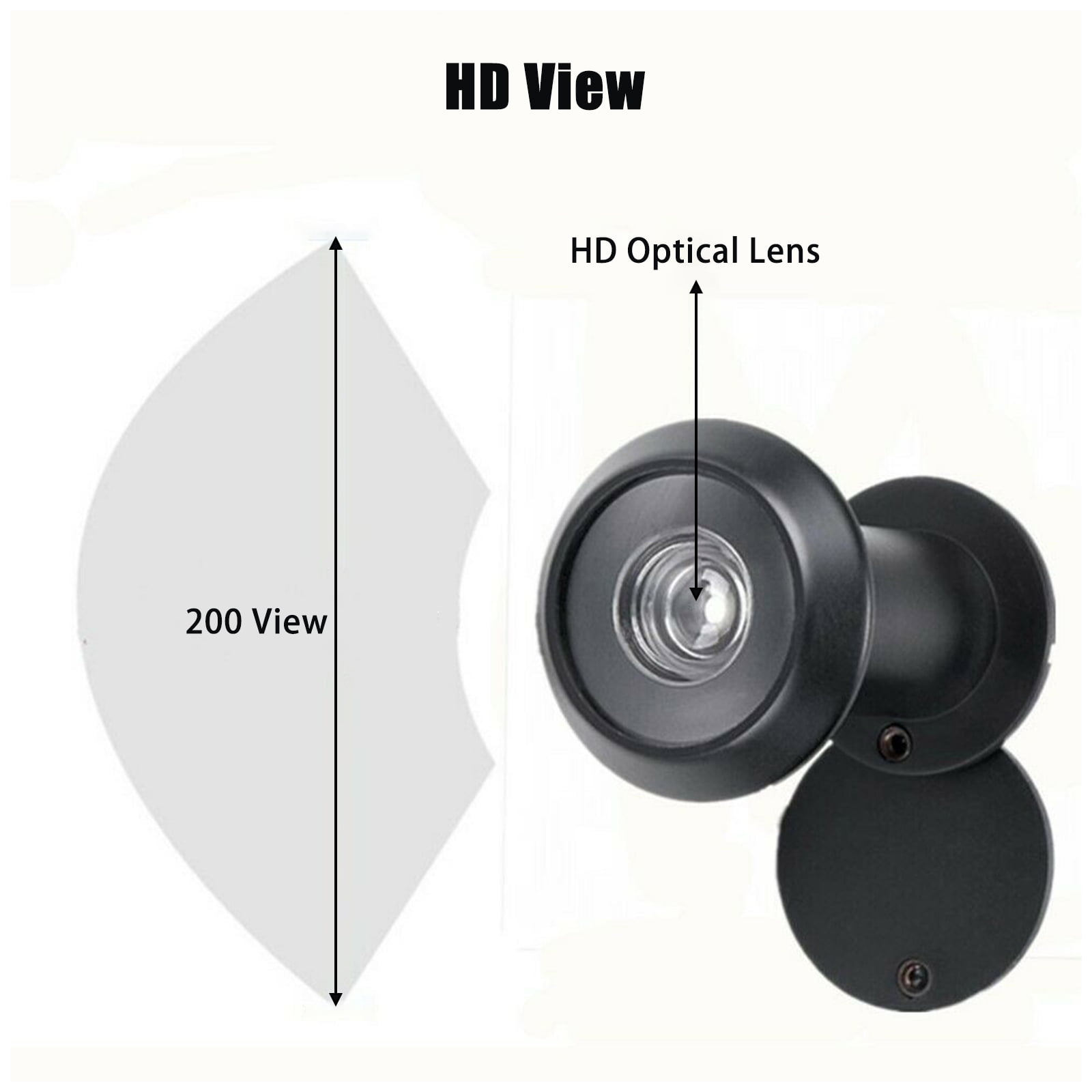 Home Security Optical Glass 220 Degree Wide Angle Door Scope Viewer Red Bronze Ba239419 58ef 41f5 9de6 84bfb44658cf.0eb5cd1b5baa5674f356177ab45ab239 - View #3