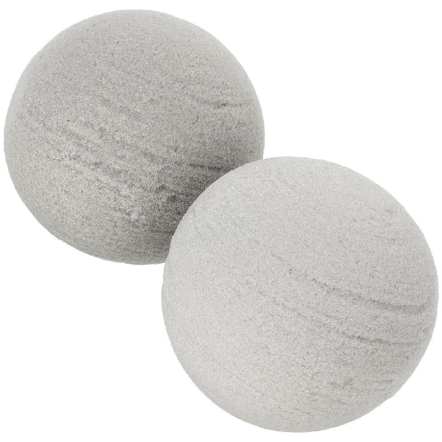 unbranded 2Ud Espuma Floral En Bola Gris Para Arreglos DIY Cómoda Y Con Absorción Eficiente