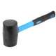 thumbnail image 1 of Martillo de Mazo de Goma, Doble Cara Suave y Dureza Martillo de Goma Negro Azul Herramienta de Instalación Martillo de Goma Martillo de Mazo Martillo Suave para Instalación de, 1 of 7