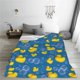 thumbnail image 5 of Balery Rubber Duck Manta de Felpa Suave y Acogedora – Cobija de Franela Aterciopelada para Cama, Lavable y Cálida para Sofá, Mascotas, Transpirable-50"x40", 5 of 7