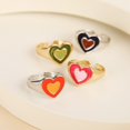 thumbnail image 3 of Bangcool Open Ring Heart Adjustable Simple Fashion Bohemian Ring Knuckle Ring for Women, 3 of 6