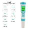 thumbnail image 2 of Riwcyla 7 in 1 //ECORPS.GSalinityTemperature Multi,Parameter Pocket with Electrode Replaceable C,600 Meter for Pools Drinking Aquariums with Backlight, 2 of 6