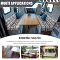 thumbnail image 3 of Uorisanigo RV Dinette Cushion Covers Camper Dinette Seat Covers Washable Bohinia Elephant Couch Cushion Slipcovers for RV Camper Car Bench Seats (1 Backrest Cover & 1 Bench Cover), 3 of 7