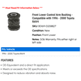 thumbnail image 2 of Front Lower Control Arm Bushing - Compatible with 1996 - 2000 Toyota RAV4 1997 1998 1999, 2 of 2