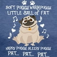 thumbnail image 3 of CafePress - Soft Puggy Warm Puggy T Shirt Women's Deluxe T Shi - Womens Tri-blend T-Shirt, 3 of 4