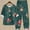 Army Green, variant on (clearance Sale)MSJUHEG Two Piece Sets Scoop Neck Tops Sweatpants Linen Sets for Women 2 Ladies Cotton Five Sleeve Printed Blouse Loose Pants Two Suit Pant Suits Fall Tops Navy Xl