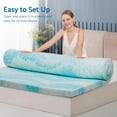 thumbnail image 2 of Bigleap 2,3,4 inches Mattress Topper, Full Size Cooling Gel-Infused Memory Foam Mattress Topper-4 inches, 2 of 6