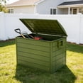 thumbnail image 3 of Outdoor Storage Box Waterproof Clearance, Deck Box With Handles For Pool Accessories, Garden Tools, Camping Gear, Holiday Gift, Easy To Assemble, Box, Cabinet, Rack For Outdoor Storage, 3 of 6