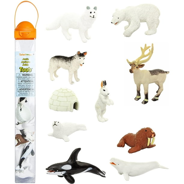 Safari Ltd Arctic TOOB With 10 Fun Figurines, Including A Harp Seal