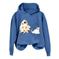 thumbnail image 1 of WEAIXIMIUNG Chandail en Molleton pour Femmes Chandail en Molleton Tendance Chandails en Molleton pour Femmes Automne Visage de Citrouille Tee Léger Pull Tops Imprimé Rétro Chandails à Capuchon Chandail en Molleton, 1 of 3