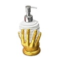 thumbnail image 4 of Dispensador de jabón, botella de champú con dosificador, envase vacío de gel de ducha, recargable Oro, 4 of 9