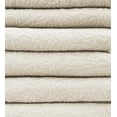 thumbnail image 2 of Portofino 6-Piece 100% Cotton Velour Bath Towel Set in Ivory, 2 of 3