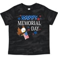 thumbnail image 3 of Inktastic Happy Memorial Day Eagle Boys or Girls Toddler T-Shirt, 3 of 5