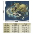 thumbnail image 4 of The Nightmare Before Christmas Printed Plush Blanket, All Season Comfort Lightweight Flannel Throw Blanket for Sofa Bedroom Office and Travel 40" X 30", 4 of 10