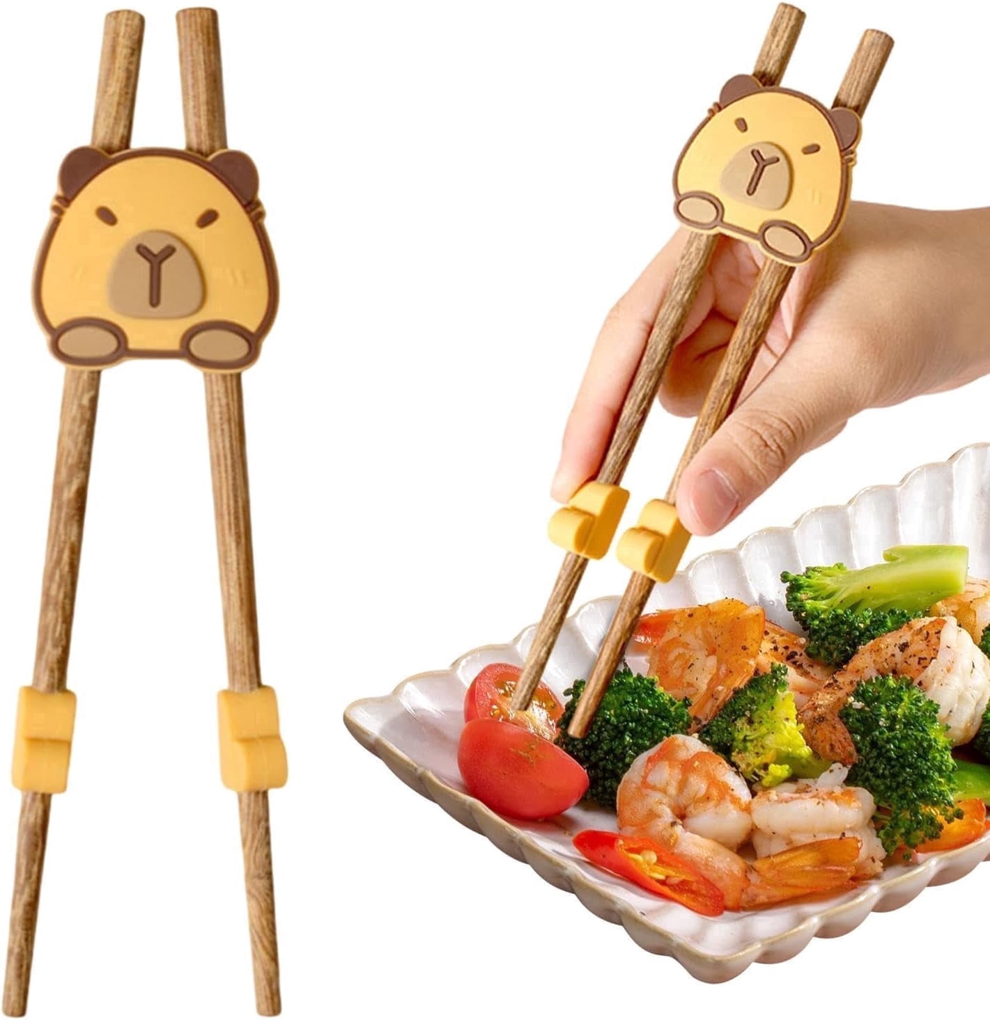 Edison Pororo Kids' Training Chopsticks - Beginner's Easy Use