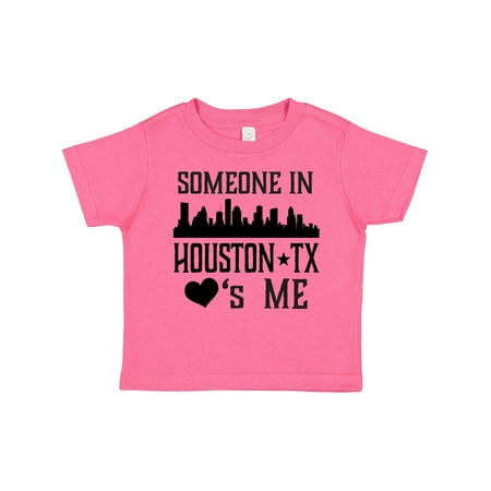 

Inktastic Houston Texas Someone Loves Me Skyline Gift Toddler Boy or Toddler Girl T-Shirt