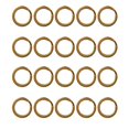 thumbnail image 1 of 20 Piezas Llavero Dividido DIY Baoblaze 15mm Color Dorado, 1 of 6