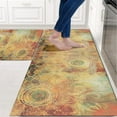 thumbnail image 3 of Boho Kitchen Rug Kitchen Floor Mats for in Front of Sink, Anti Fatigue Floor Mat for Kitchen, Padded Kitchen Mats for Standing and Boho Kitchen Matt for Standing for Kitchen Decor 17"X30"+17"X47", 3 of 6