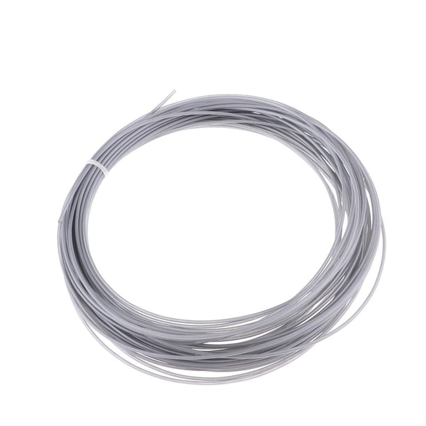 Cuerda de raqueta de tenis shamjiam elástico y duradero gris